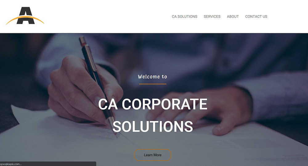 CA Solutions – Web Design